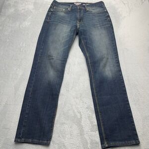 Denizen from Levi's 231 Athletic Straight Jeans Mens 33x32 Blue Denim Dark Wash